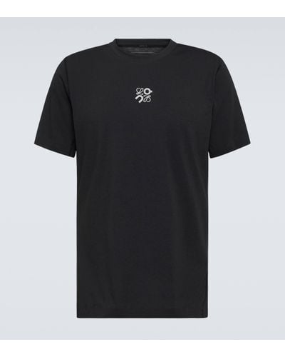 Loewe X On Active Logo Jersey T-shirt - Black