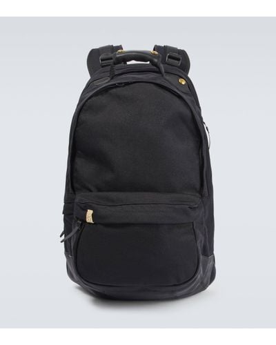 Visvim Leather-trimmed Backpack - Black