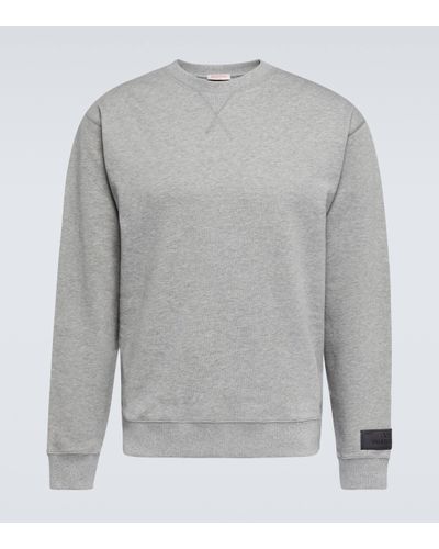 Valentino Sweat-shirt en coton - Gris