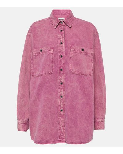 Isabel Marant Verane Denim Shirt - Pink