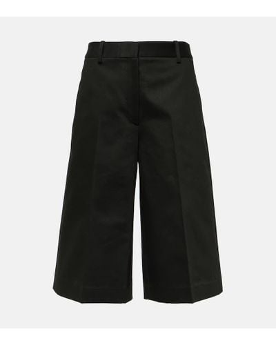 Nili Lotan Bermuda-Shorts Erza aus Baumwolle - Schwarz