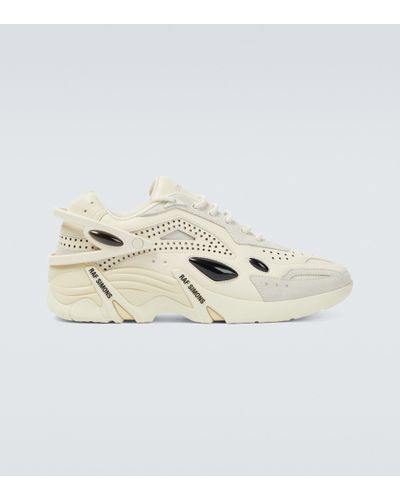 raf simons metallic sneakers