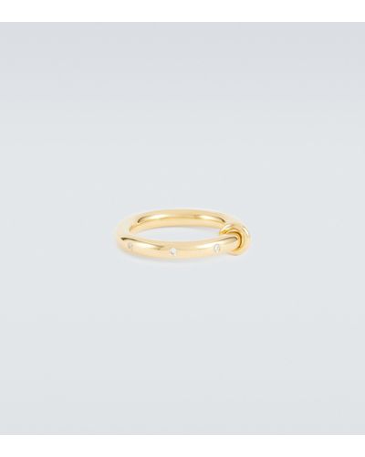 Spinelli Kilcollin Ring Ovio aus 18kt Gelbgold mit Diamanten - Mettallic