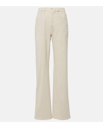 Citizens of Humanity High-Rise Straight Jeans Annina - Natur
