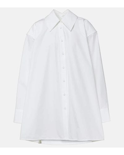 Jil Sander Oversize-Hemd aus Baumwolle - Weiß