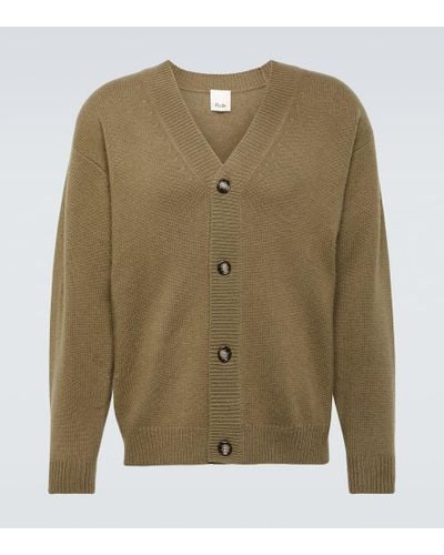 Allude Cashmere Cardigan - Green