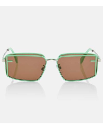 Fendi First Sight Rectangular Sunglasses - Multicolor