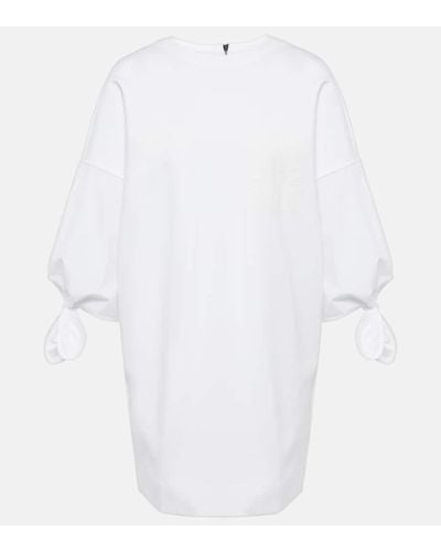 Max Mara Miniabito Agora in jersey - Bianco