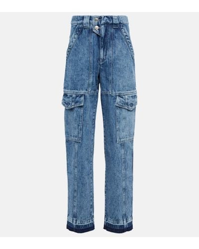 Isabel Marant Vayoneo High-waisted Jeans - Blue