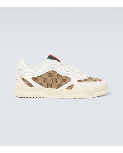 Gucci Re-web Trainer - Metallic