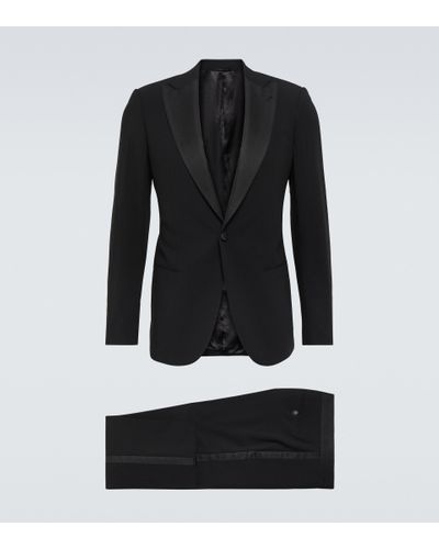 Black Giorgio Armani Clothing for Men | Lyst