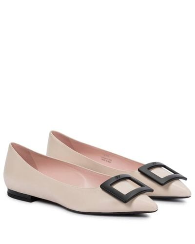 Roger Vivier Gommettine Leather Ballet Flats - Multicolor