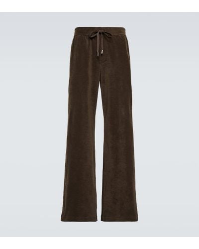 Dolce & Gabbana Cotton Sweatpants - Brown