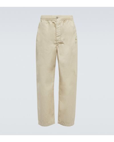 Lemaire Pantalon droit en coton melange - Neutre