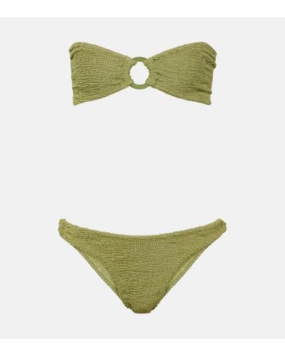 Hunza G Bikini a fascia Gloria - Verde