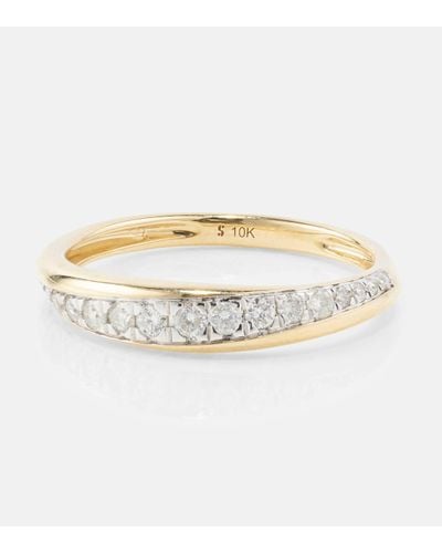 STONE AND STRAND 10kt Yellow Gold Ring With Diamonds - Metallic