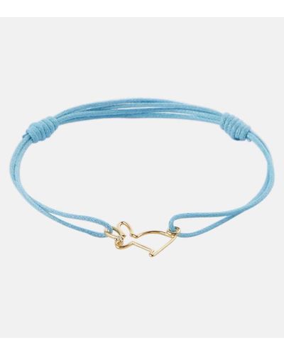 Aliita Pulsera Conejito Brillante con oro de 9 ct y diamante - Azul