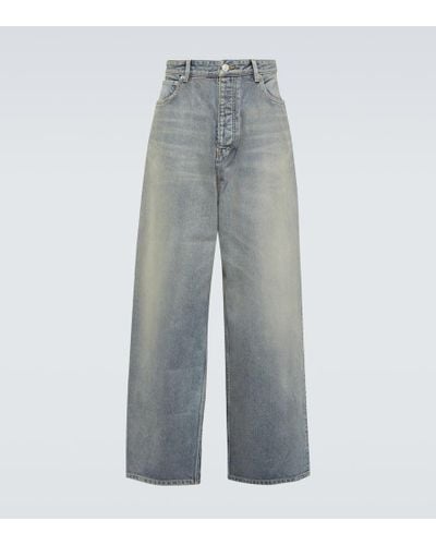 Balenciaga Wide-Leg Jeans - Grau