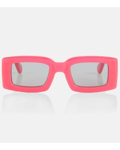 Jacquemus Lunettes de soleil Tupi carrees - Rose