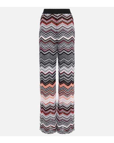Missoni Sequined High-rise Wide-leg Trousers - Multicolour