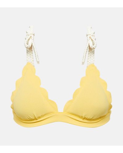 Marysia Swim Broadway Bikini Top - Yellow