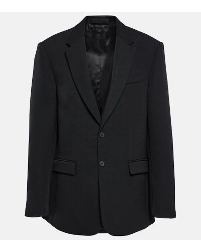 Wardrobe NYC Blazer de botonadura simple oversized - Negro