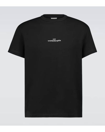 Maison Margiela T-Shirt aus Baumwolle - Schwarz