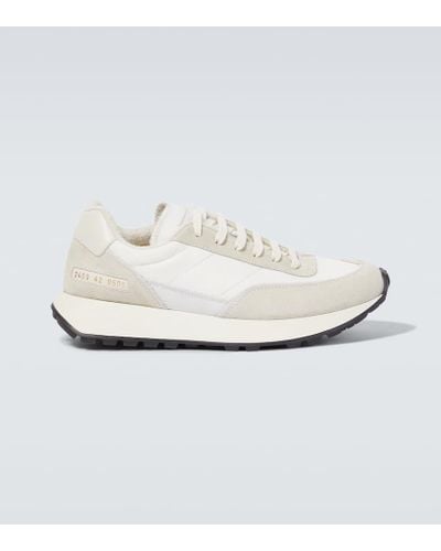 Common Projects Sneakers Track Classic aus Veloursleder - Weiß