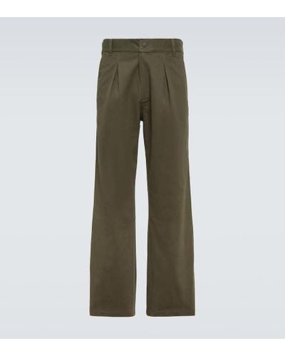 GR10K Boot Cotton Twill Cargo Pants - Green