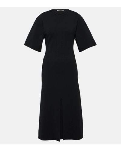 Stella McCartney Ruffled Midi Dress - Black