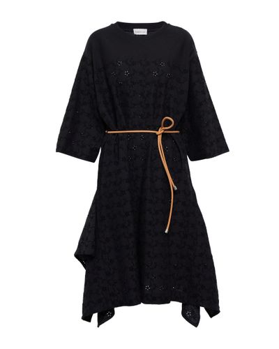 Moncler Genius 2 Moncler 1952 Cotton Midi Dress - Black