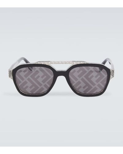 Fendi Square Sunglasses - Gray