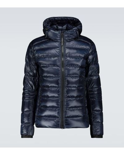 Canada Goose Crofton Down Hoody Giacca - Blu