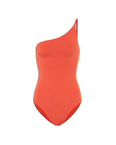 Haight One-shoulder Swimsuit - Red
