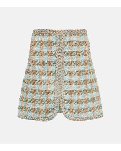Giambattista Valli High-rise Tweed Miniskirt - Multicolour