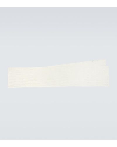 Gabriela Hearst Ruben Cashmere Scarf - White