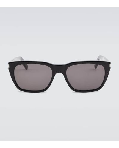 Saint Laurent Betty Rectangular Sunglasses - Brown