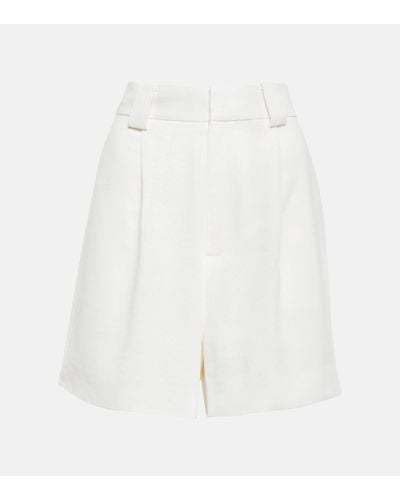 Sir. The Label Short Clemence a taille haute - Blanc