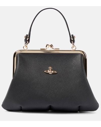 Vivienne Westwood Sac Granny Small en cuir synthetique - Noir