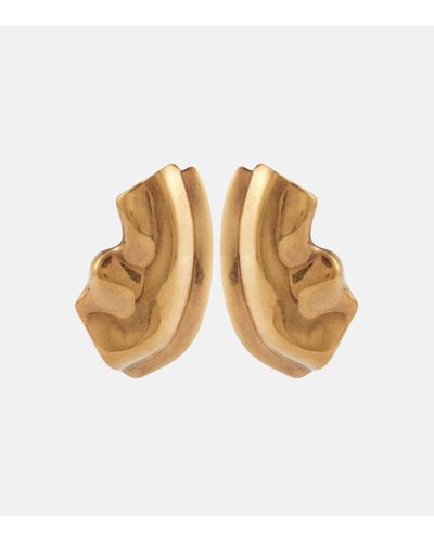 Khaite Amato 18kt Gold-plated Earrings - White