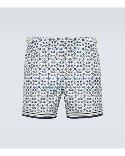Orlebar Brown Printed Shorts - Blue