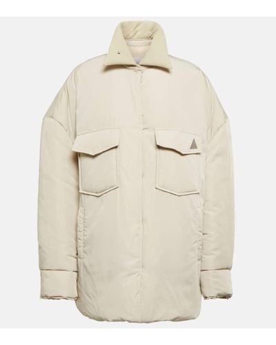 The Attico Puffer Jacket - Natural