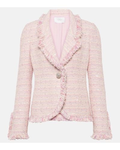 Giambattista Valli Jacke aus Tweed - Pink