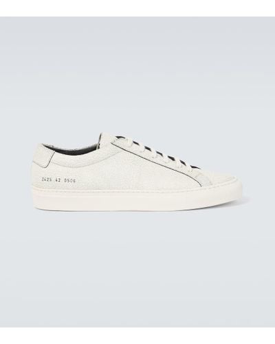 Common Projects Sneakers Cracked Achilles in pelle - Metallizzato