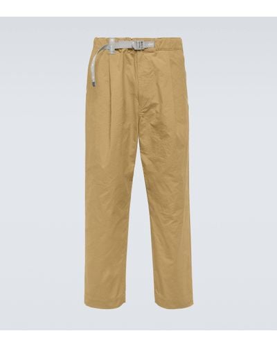 and wander Technical Tapered Trousers - Natural