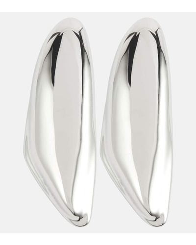 Alaïa Bumper Earrings - White
