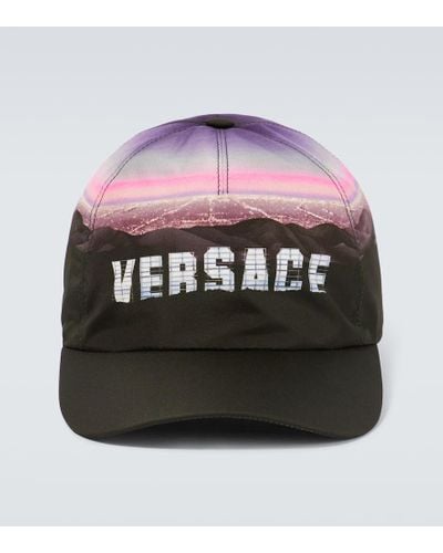 Versace Gorra Hills estampada - Rosa
