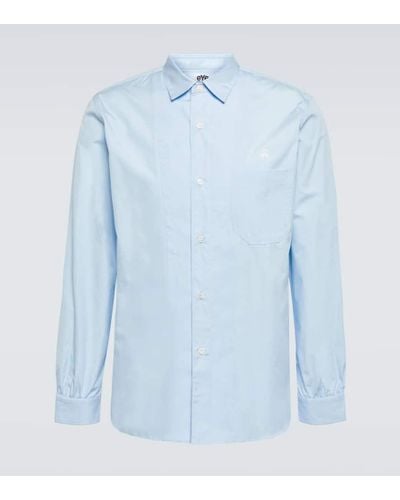Junya Watanabe Cotton Poplin Shirt - Blue