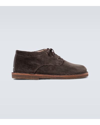Undercover Corduroy Derby Shoes - Brown