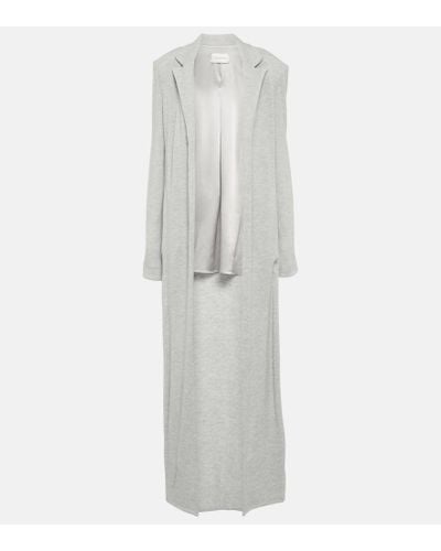 Magda Butrym Alpaca-blend Overcoat - White